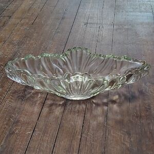 Vintage 1950s Jeannette Glass Gondola Serving Dish